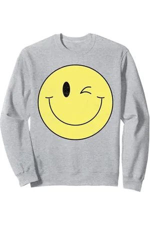 Cute 80s Smile Happy Tee Retro Winking Happy Face Vintage anni 