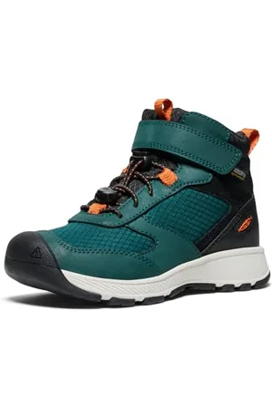 Keen Skua Mid Waterproof, Stivali da Escursionismo, Ponderosa Pine/Gold Flame, 30 EU