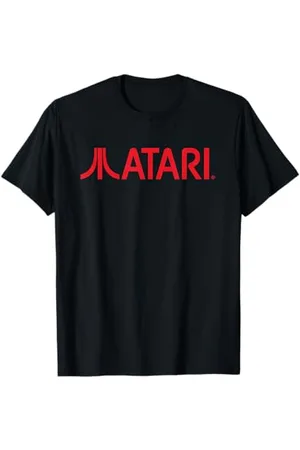Atari Games Red Retro Vintage Gaming Fun Arcade Look Maglietta