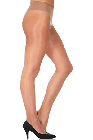 Dim Collant Sublim Ventre Piatto 15D Donna x1, Marrone, M