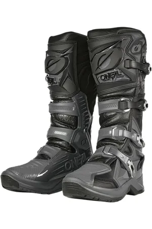 Oneal 0337-512, Stivale da moto Unisex-Adulto, Nero Grigio, 46 EU
