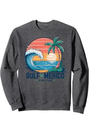 Gulf of Mexico Forever Retro Beach Tee Store Gulf of Mexico Since 1550 Retro Vintage Beach Gulf of Mexico Felpa