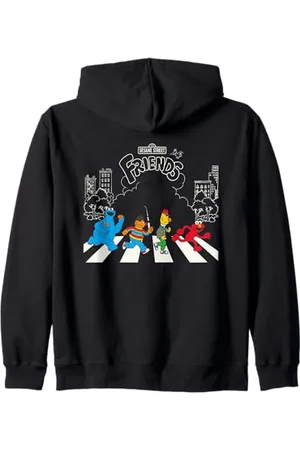 Sesamstraat Friends Beatles, Sesame strasse Felpa con Cappuccio