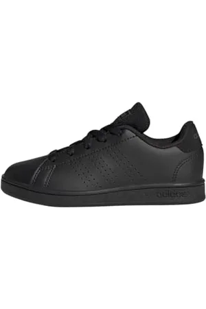 adidas Advantage Lifestyle Court Lace Shoes, Sneakers, Nero (Core Black/Core Black/Grey Six), 30 EU