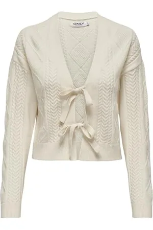 ONLY Onlfia LS String Cardiga Knt Noos Maglione Cardigan, , M Donna