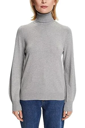 ESPRIT 093eo1i318 Maglione, 039/Grigio Medio 5, XL Donna