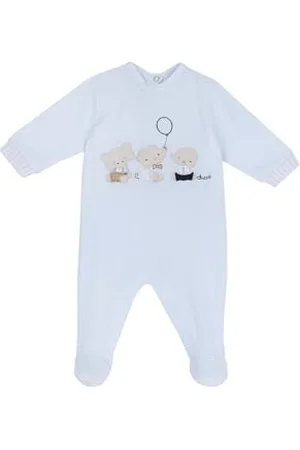 chicco Tutina Neonato, in Morbido e Leggero Cotone, con Comoda Apertura Entrogamba, Ideale per la Primavera e l