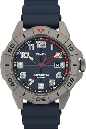 Timex Orologio da uomo Expedition North, 42 mm, cinturino in silicone in due pezzi, quadrante , cassa in titanio TW2V40800