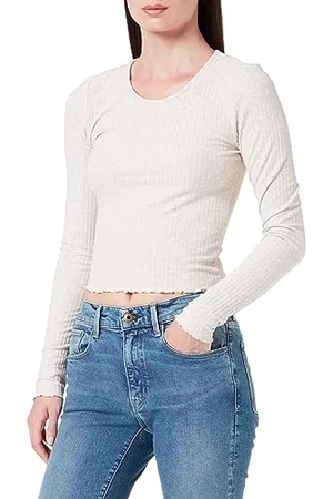ONLY Onlemma L/S O-Neck Short Top Jrs Maglietta a Maniche Lunghe, , XL Donna