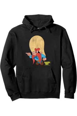 LOONEY TUNES Yosemite Sam Distressed Felpa con Cappuccio