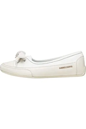Candice Cooper Candy Bow-Ballerine in Pelle plongé e Pelle tamponata, 42