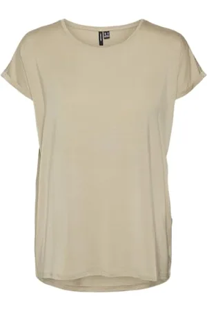 VERO MODA Vmava Plain SS Top Ga Jrs Noos T-Shirt, , M Donna