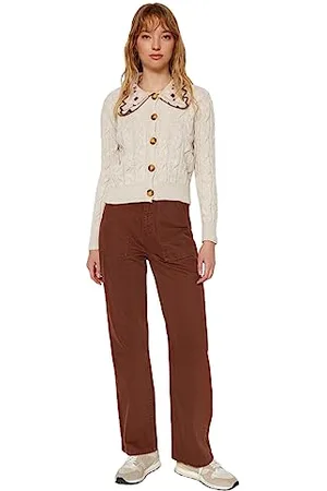 Trendyol Cardigan da Donna a Maniche Lunghe Maglione, , M