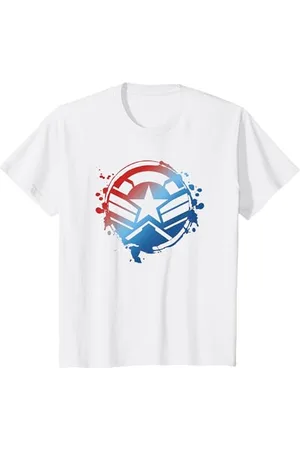 Marvel Bambino Captain America Gradient Logo Maglietta