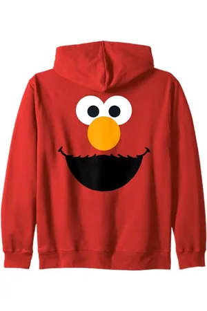 Sesamstraat Elmo Face Smile, Felpa con Cappuccio