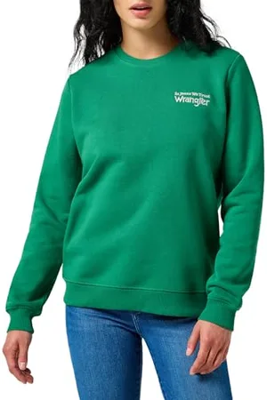 Wrangler Felpa Regolare Maglia di Tuta, , M Donna
