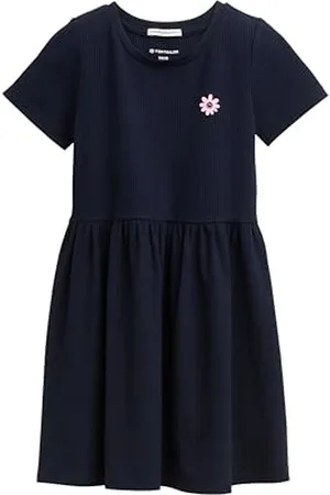 TOM TAILOR 1045158 Vestito, 10668-Sky Captain Blue, 104-110 cm Bambina