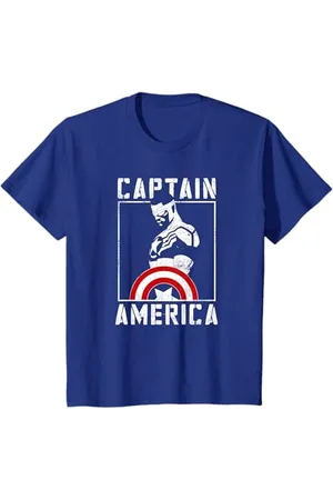 Marvel Bambino Captain America Stencil Maglietta