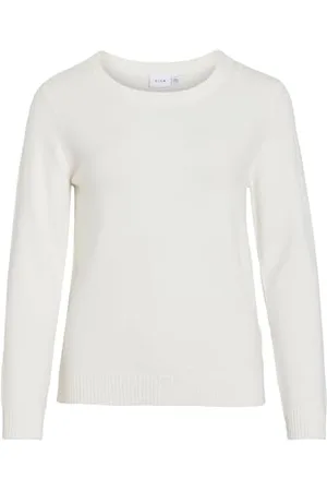 VILA Viril L/s O-Neck Knit Top-Noos Maglione, , L Donna