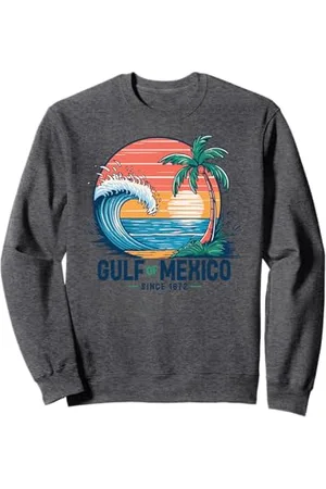 Gulf of Mexico Forever Retro Beach Tee Store Gulf of Mexico Since 1672 Retro Vintage Beach Gulf of Mexico Felpa