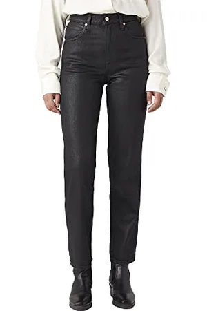 Wrangler Mom Straight Jeans, , 40W / 34L Donna