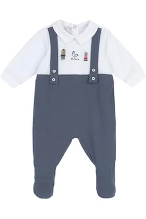 chicco Tutina Neonato, in Morbido e Leggero Cotone, con Comoda Apertura sulla Schiena, Ideale per la Primavera e l