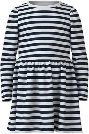 NAME IT NMFVIVIA LS Dress Noos, Vestito Bambina,