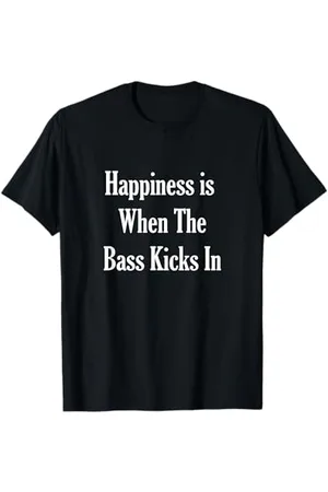 Fun Shirts La felicità è quando il basso entra Maglietta