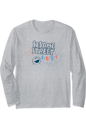 Sesamstraat Yay 123 Cookie Monster, Maglia a Manica