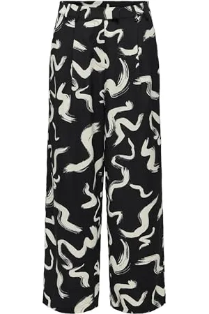 ONLY Onlnova Life Vis Lesli Pant Pantaloni, , L Donna