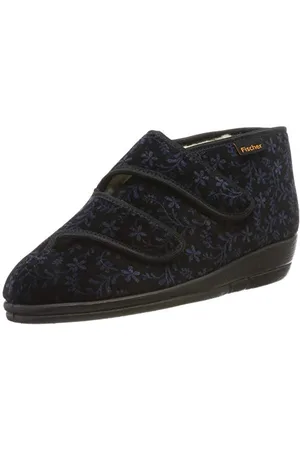Fischer Fischer Dora, Pantofole a Stivaletto Donna, Blu (Blauschwarz 552), 42 EU