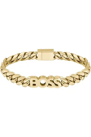HUGO BOSS Jewelry Braccialetto a catena da uomo Collezione KASSY in Oro Giallo - 1580505M