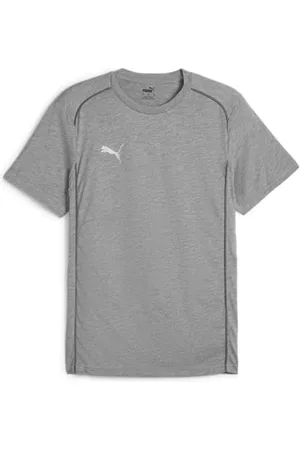 PUMA TeamFINAL Casuals Tee, Grigio Medio Erica Argento, S Unisex-Adulto
