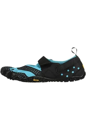 Vibram Fivefingers V-Aqua, Scarpe da Scogli Donna, Blu (Black/Light Blue Black/Light Blue), 42 EU