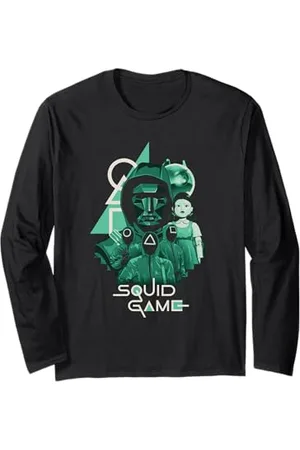 Squid Game Front Man and Group Overlay Maglia a Manica