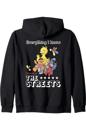 Sesamstraat Everything I know, Felpa con Cappuccio