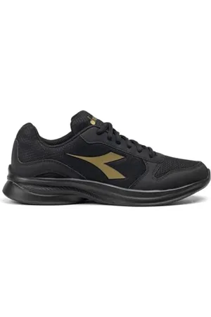 Diadora Robin 4 W, Scarpe da Ginnastica Donna, Black/Gold, 42 EU