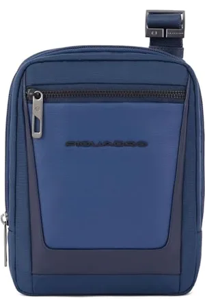 Piquadro IPad©8.3" pocket crossbody bag in recycled fabric