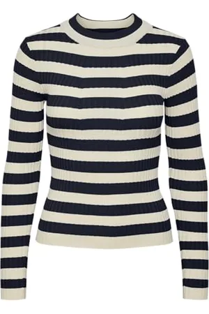 Pieces® Pccrista LS O-Neck Knit Noos BC Maglione, , XL Donna