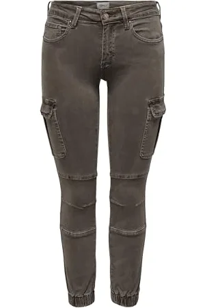 ONLY Onlmissouri Reg Ank Cargo Pnt Noos Pantaloni, , 34W / 30L Donna