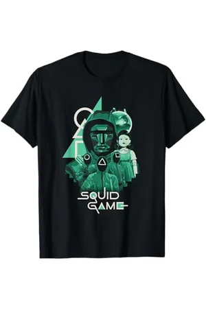 Squid Game Front Man and Group Overlay Maglietta