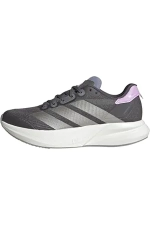 adidas Duramo Speed 2 Running Shoes, Scarpe da Corsa Donna, Grey Strata/Champagne Met./Bliss Lilac, 39 1/3 EU