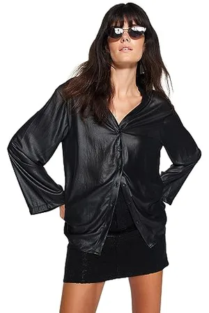 Trendyol Camicia Dritta a Maniche Lunghe da Donna T-Shirt, , 44