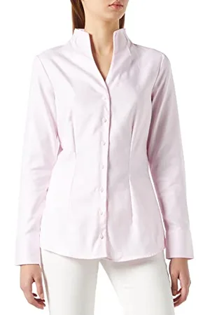 Seidensticker Donna Camicia A Collo di Calice Slim Fit Camicia da donna, , 54