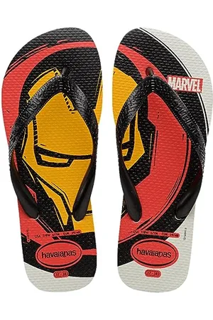 Havaianas Top Marvel Logomania (Mini Me), Infradito Ragazzi, White, 29/30