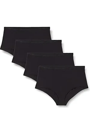 Playtex Slip Midi in Cotone Biologico Confortevole Donna x4, , XXL