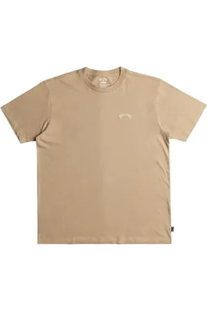 Billabong Arch Crew SS T-Shirt, Nocciola, M Uomo