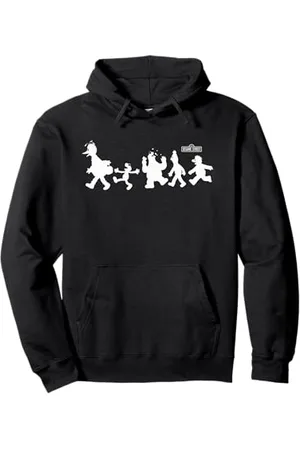 Sesamstraat Friends White Silhouettes, Friends Felpa con Cappuccio