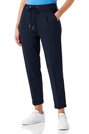 Benetton Pantaloni 4DI4DF00J Donna, Blu Scuro 016, XS