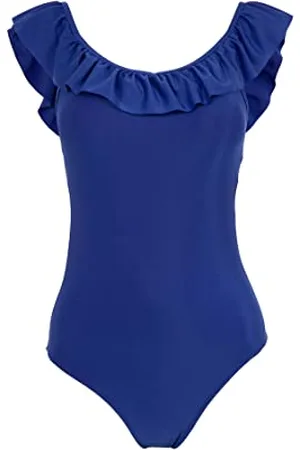 DeFacto T3655AZ, Costume Intero, Donna, Blu, M